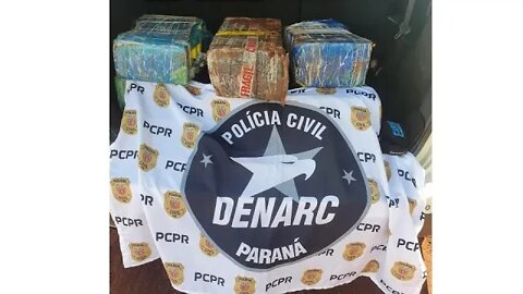 Polícia apreendeu 86 Quilos de Maconha em Ubiratã, nesta tarde