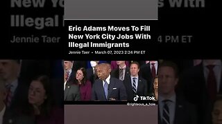 Mayor Eric Adams is giving away NYC jobs to illegal immigrants #ericadams #NYC #Jobs