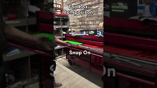Toolbox comparison - US General vs Snap On. Which one do you like more? #shorts