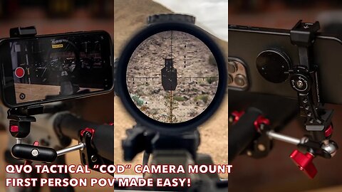 QVO Tactical “COD” Camera Mount! | First Person POV Made EASY!