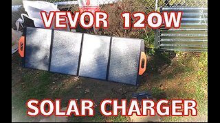 VEVOR Portable Monocrystalline ETFE 4 Panel Solar Charger