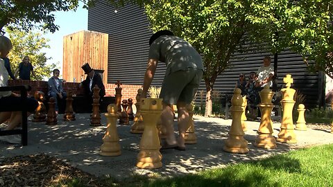 Life-Sized Chess Set On Display At Galt Museum | August 15, 2023 | Micah Quinn | Bridge City News