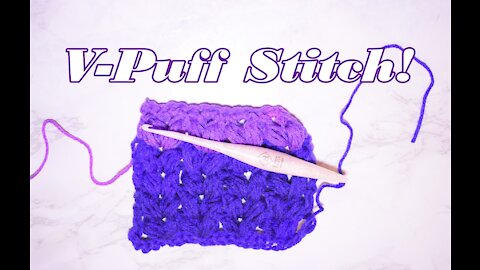How to Crochet the V Puff Stitch