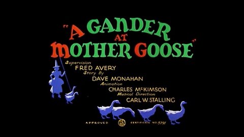 1940, 5-25, Merrie Melodies, A gander at Mother Goose