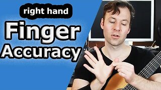 How to play with precision in the right hand (for classical guitar or finger style)