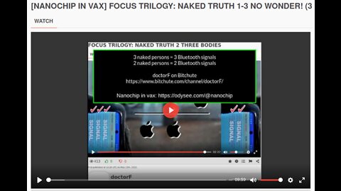 [Nanochip in vax] FOCUS TRILOGY: Naked Truth 1-3 No wonder! (3 videos)