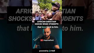 African Christian SHOCKS liberal students 🤯 #jesus #bible #god #christianity #holyspirit