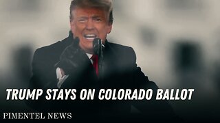 US Supreme Court says Trump stays on Colorado ballot | Pimentel News