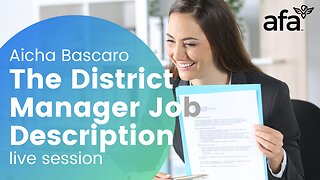 The District Manager Job Description