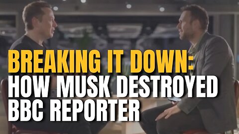 How Musk Destroyed BBC Reporter (CLIP)