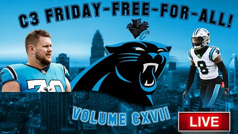 Are the Carolina Panthers to Hurt to Beat the Saints in Home Opener? | C3 FRIDAY-FREE-FOR-ALL!