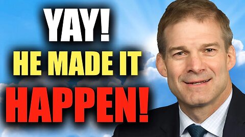 BREAKING: JIM JORDAN JUST SHOCKED THE WORLD!