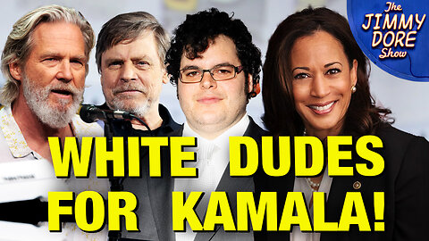 White Men Celebs Embrace Identity Politics & Kamala Harris!