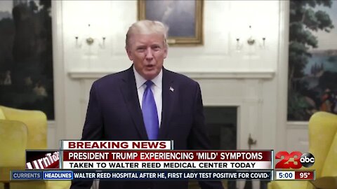 President Trump experiencing "mild" symptoms of COVID-19