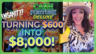 My Biggest Slot Machine Win Ever on Cash Fortune Deluxe Slot! Insane Win 💥