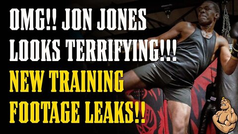 WOAH!!! Jon Jones is SCARY in LEAKED NEW HEAVYWEIGHT FOOTAGE!!!