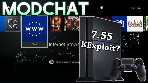 Another PS4 Kernel Exploit for 7.55? - ModChat 070