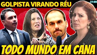 21h GOLPE - Xandão vai tornar réus 2 filhos de Bolsonaro e 14 deputrados