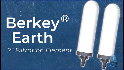 Berkey® Earth 7" Purification Elements 2020, USA Berkey Filters