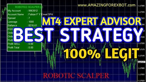 🔴 ROBOTIC SCALPER - Best Automated Trading Forex Robot 2023 🔴