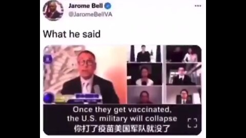 THE CCP WUHAN VIRUS PLAN FROM THE CCP MEMBER SPEAKER: "EVERYONE WHO TOOK THE VACCINE WILL BE DEAD"