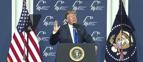 President Trump delivers speech in Vegas