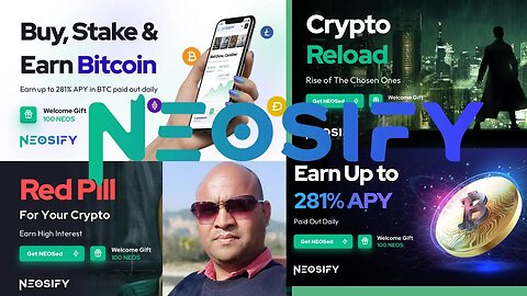 NEOSIFY... Buy Stack and Earn Bitcoin