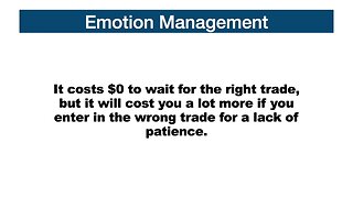 How to Manage Emotions when Trading