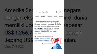 GAJI UMR ( UPAH MINIMUM RAKYAT ) DI AMERIKA 1267 DOLLAR PER BULAN !!