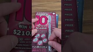 Winning NEW $10 Lottery Tickets Power Scratch Off!