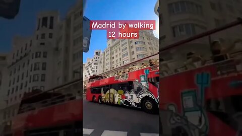 Madrid by walking 12 hours #madrid #spain #europe #ytshorts #experience