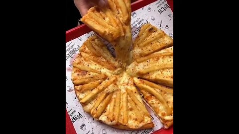 Pizza 🍕 with finger chips 😋#ytshorts #shorts #Food #Streetfood #UpFoodReview