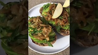 Apple Avo Toast tiktok oatsfairy