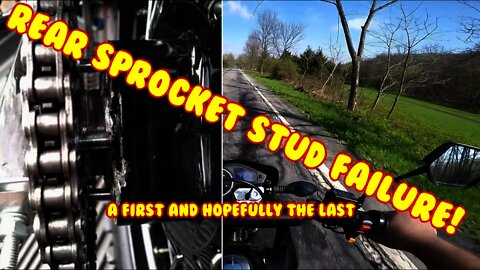 [E39] Hawk rear sprocket Stud failure! And a Little ride to Vee's house RPS HAWK 250