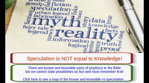 LIVE Sunday 6:30pm EST - Part 3 - Knowledge vs Speculation in Bible prophecy