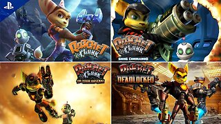 The Ratchet & Clank PS2 Saga - 4 Full Games,1 Video (2002-2005)