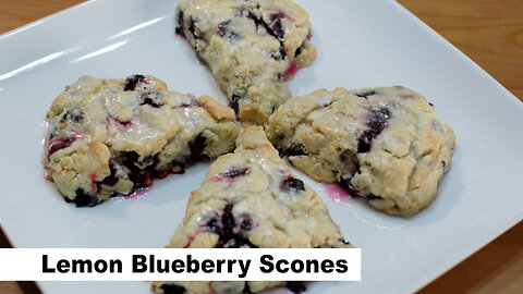 Lemon Blueberry Scones