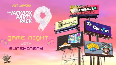 Saturday Night Game Night | Jackbox Games Party Pack 9 | with Sunshinery & Friends
