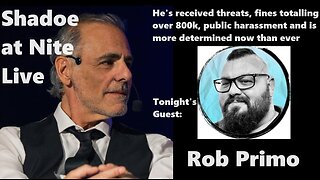 Shadoe at Nite Thurs Jan. 11th/2024 w/ guest Rob Primo!