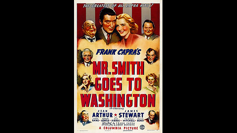 #1939 “MR. SMITH VA A WASHINGTON” con James STEWART e Jean ARTHUR = Regia di Frank CAPRA =#POLITICI CORROTTI E 🛑'GIORNALISTI SERVI' NON VINCERANNO MAI E SATANA IN PERSONA👿👿👿 LI RIPAGHERÀ CON LA SUA MONETA!!😇💖🙏