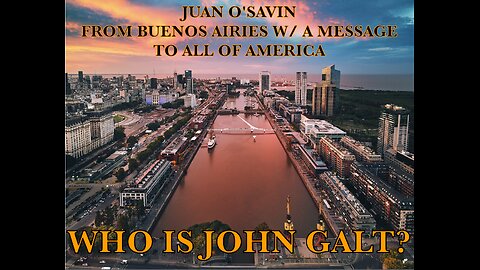 107 IN BUENOS AIRIES, THE CHURCH LEADERS IN AMERICA ARE GUILTY OF MURDER! TY JGANON, SGANON
