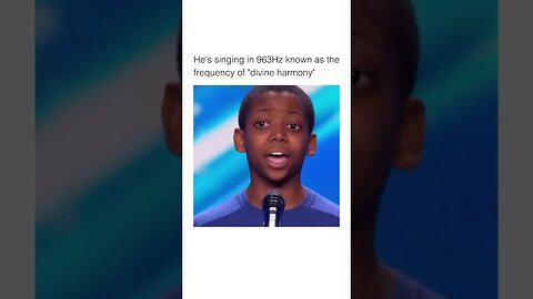 Kid Singing 963Hz known as Frequency Of Divine Harmony #963hz #viral #amazing #youtubeshorts #love