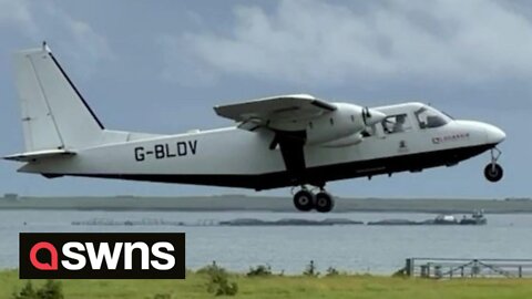 Vlogger documents trip on world's SHORTEST passenger flight clocking in at 1 minute and 14 seconds