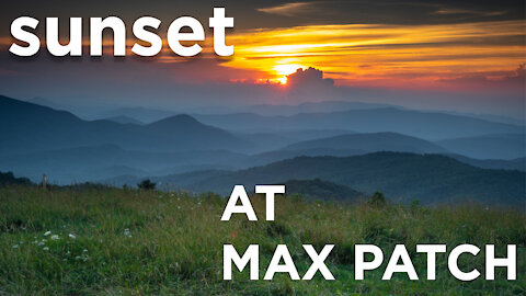 Sunset Photography at Max Patch-Van Photography Adventures with Robert Anthony-With some Milky Way!