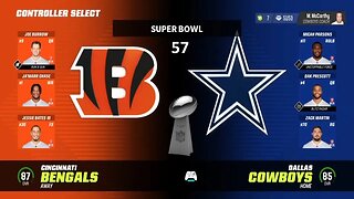 Madden 23 Super Bowl 57 Bengals Vs Cowboys