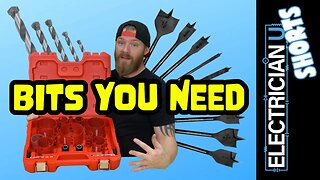 SHORTS - Bits Electricians Should Have - Explained in 3 Minutes!
