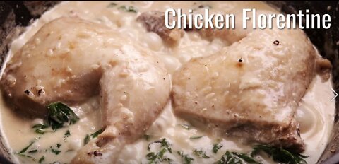 Keto Recipe - Keto Chicken Florentine