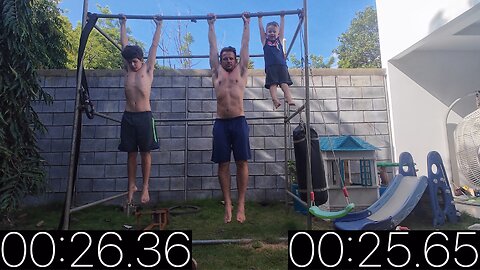 Father & Son Workout in Nicaragua - Cut Day 126 - Grip & Forearms with 1 Set to Failure
