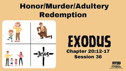 Honor Parents, Uphold Commandments, and Build Strong Societies || Exodus 20:12-17 || Session 36