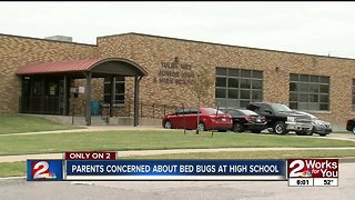 Parents concerned about bed bugs at area school